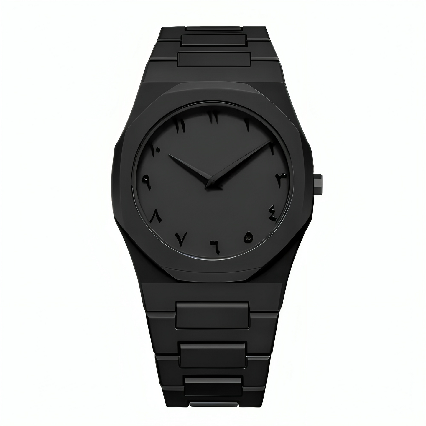 Black Aura – Arabic Numeral Matte Watch by Aesthifire ™