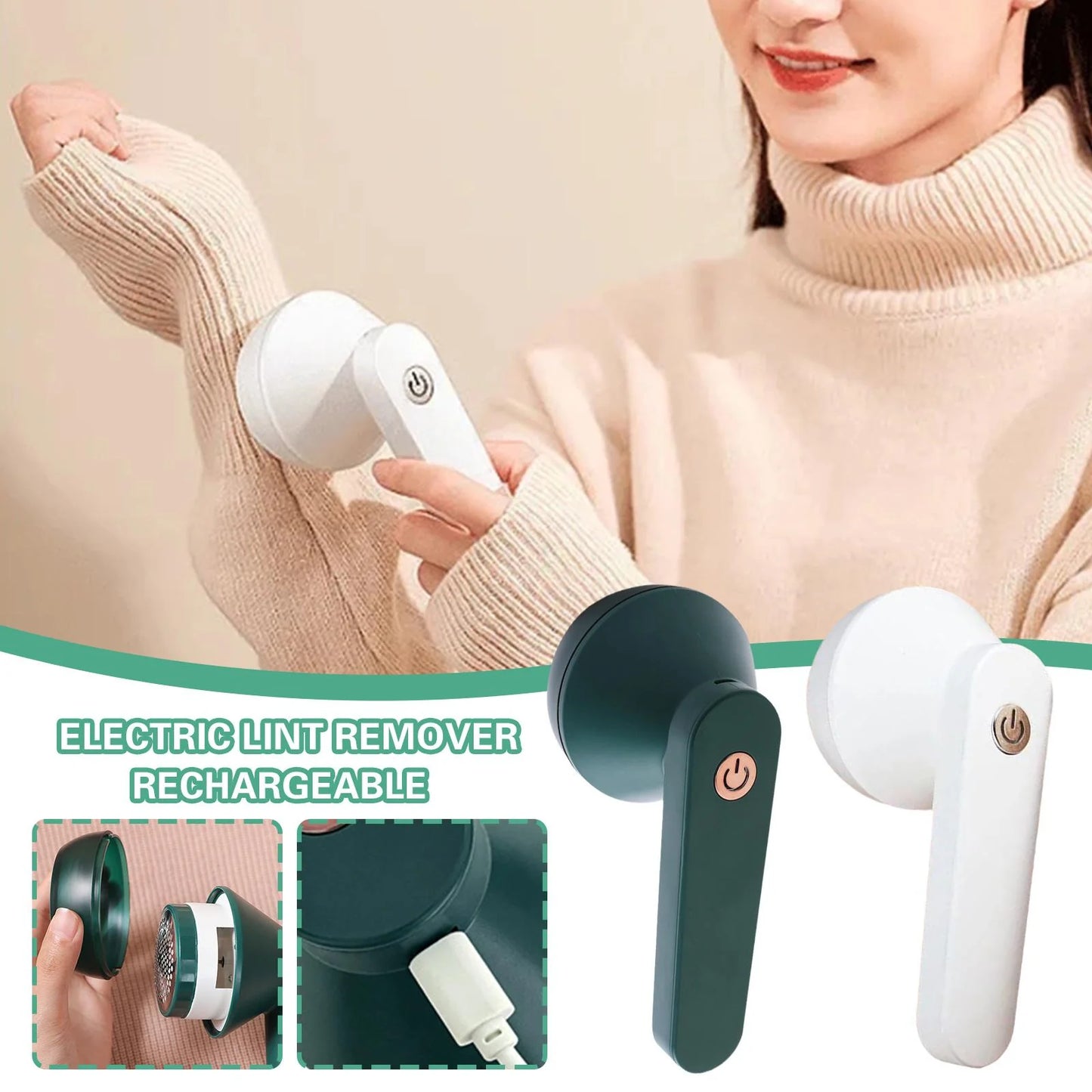 Premium Electric Lint Remover – Restore Your Clothes in Seconds